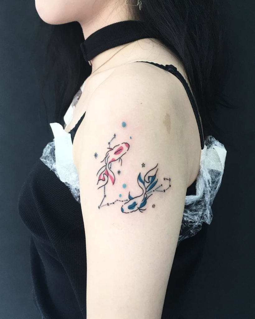 Precious Pisces Tattoo Ideas For Pretty Women