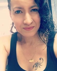 Scorpio Scorpion Black Ink Breast Tattoo