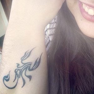 Tribal Scorpio Scorpion Wrist Tattoo