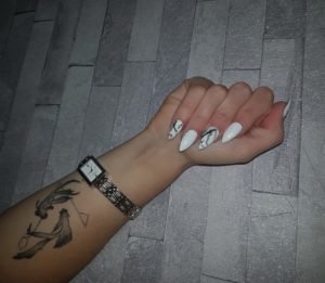 Pisces Fish and Constellation Wrist Tattoo