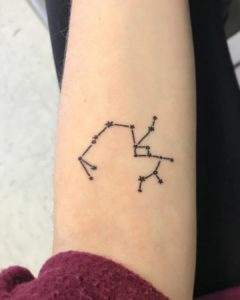 Sagittarius Constellation Forearm Tattoo
