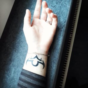 Libra Tribal Wrist Tattoo