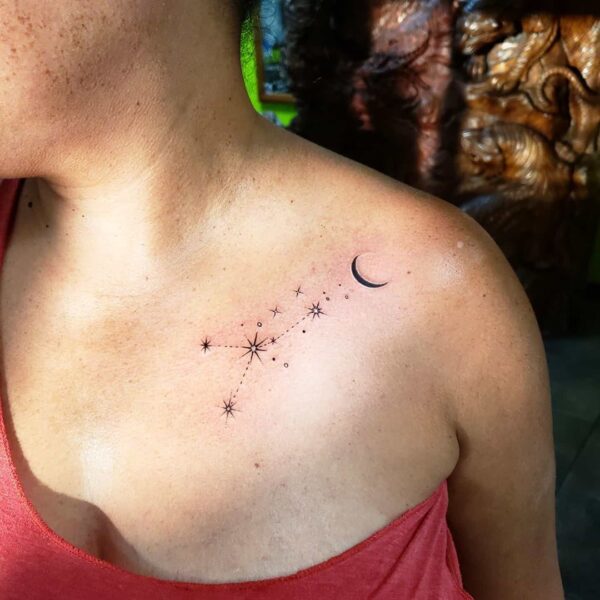 Cancer Zodiac Star Constellation Tattoo  Tattoo Ideas and Designs  Tattoos ai