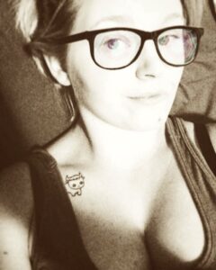 Cartoon Taurus Bull Collarbone Tattoo