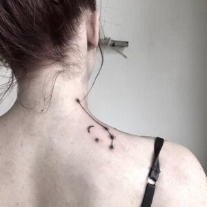 Aries Constellation Shoulder Tattoo