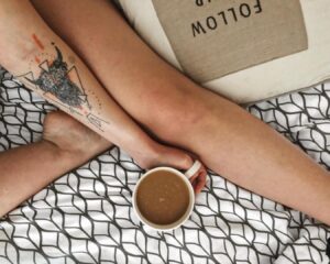 Zodiac Taurus Bull Geometric Forearm Tattoo