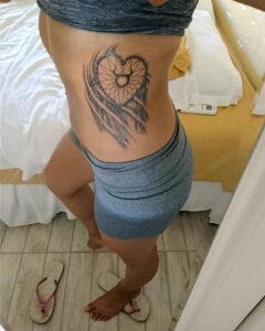 Taurus Dreamcatcher Side Tattoo