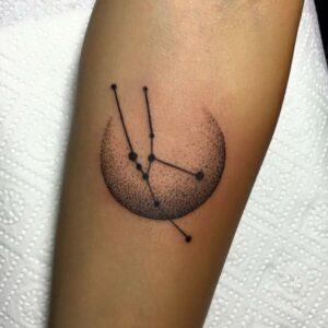 Taurus Constellation Forearm Tattoo