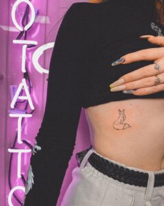 Fox Side Tattoo