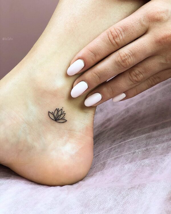 Buy Mini Temporary Tattoo  Lotus Flower  Beautiful Tattoo Online in India   Etsy