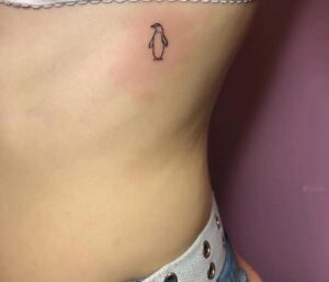 Penguin Side Tattoo