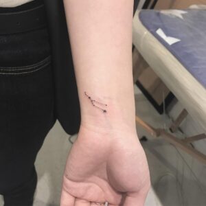 Taurus Constellation Wrist Tattoo