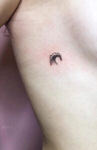 The Wave Side Tattoo