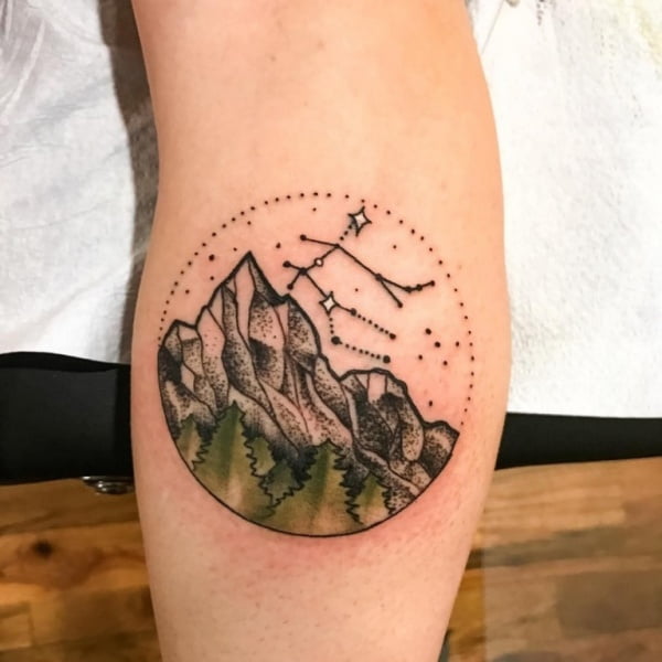 gemini tattoo constellation